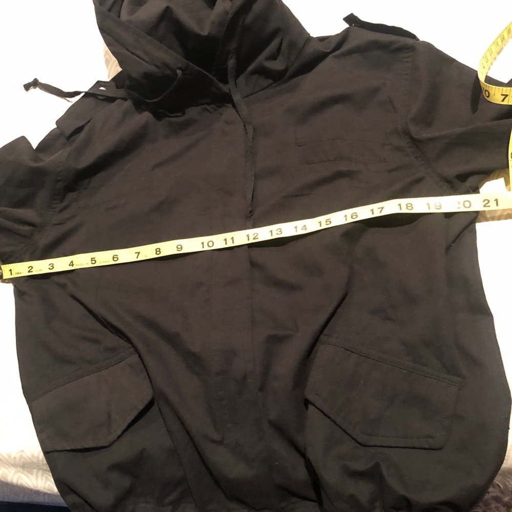 BRANDI MELVILLE Hailey Zip Hood Jacket Black OS - Picture 16 of 16